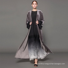 Owner Designer brand oem label manufacturer women Dubai custom Kimono Fashion Front abaya
